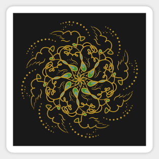 Flower Mandalas Sticker